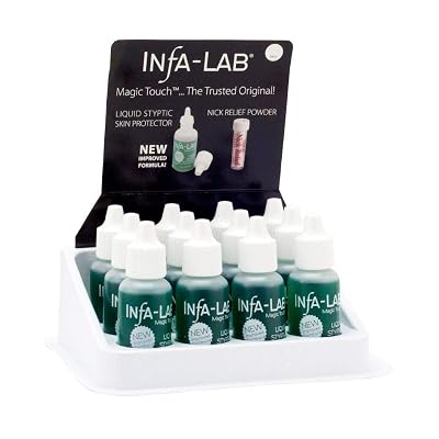 Infalab Magic Touch Liquid Styptic Skin Protector Stop Bleeding Cuts 12 pieces