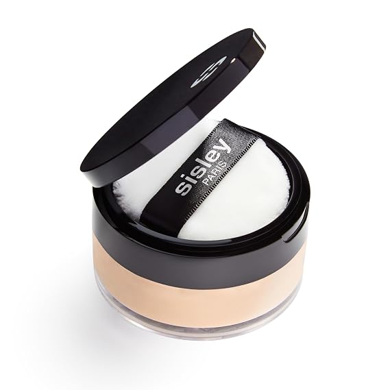 Sisley Paris Phyto-Poudre Libre, 1 Irisee - Beauty-Enhancing, Ultra-Light Loose Translucent Powder - Mattifies Skin & Sets Makeup - All Skin Types - Includes Velvet Powder Puff