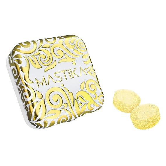 MASTIKA GUM | Natural Premium Mastic Flavored Chewing Gum | Sugar Free + Aspartame Free | Long Lasting Natural Mastic Flavor | Non GMO + Gluten Free | Vegan + Keto Friendly | Pack of 12 Pieces