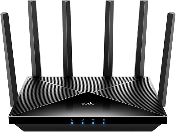 Cudy BE6500 2.5G Tri-Band Wi-Fi 7 Router, 4 Antennas, Mesh, WR6500H