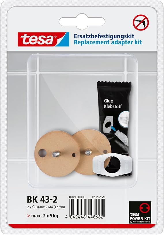 Tesa Self-Adhesive Adapter for Mounting Accessories