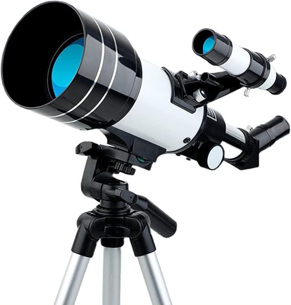 TeamSky Astronomical Telescope, For Kids, Beginners, 2.8 inches 70 mm Large Diameter 11.8 inches 300 mm Focal Length, Telescope, Astronomical Observation, Super Telephoto Zoom Monocular Telescope,