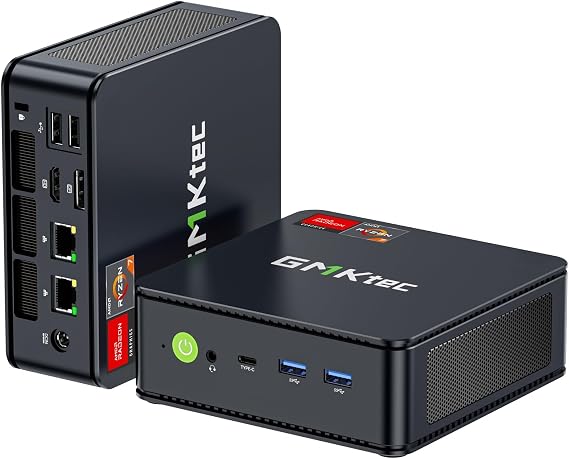 GMKtec M5S Gaming PC Mini Desktop Computer Ryzen 5400U 16GB DDR4 512GB SSD