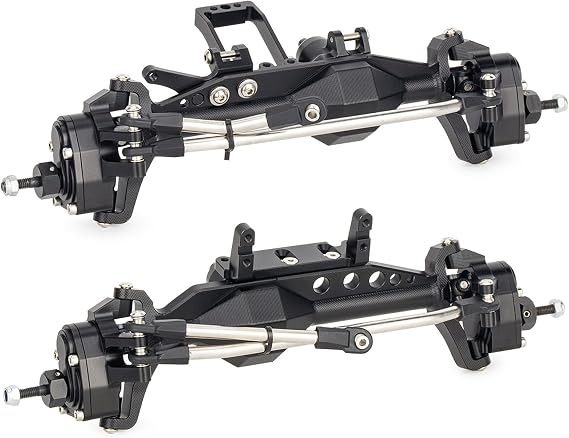 Aluminum Offset Portal Axle Set w/BTA Servo Mount for Axial Capra 1.9 UTB