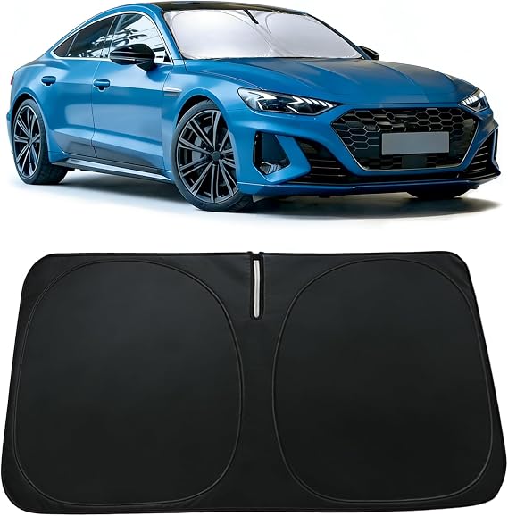Windshield Sunshade for Audi A4 2017-2024 Car Front Window Sunshade with 240T Sun Visor Protector Block UV Heat Sun Shield Accessories