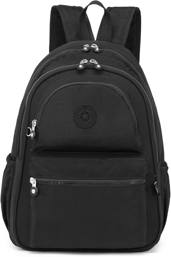 Smart Bags 1050 Büyük Boy Sırt Çantası Krinkıl Kumaş Siyah