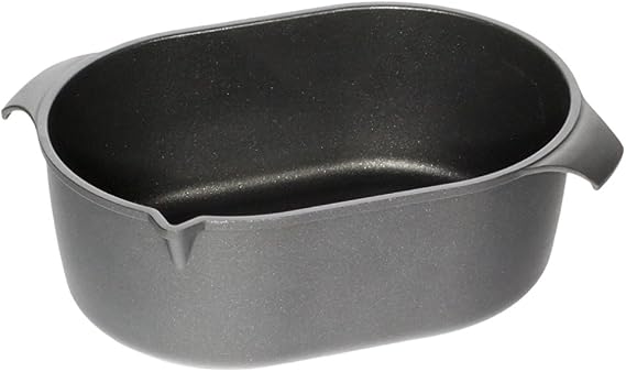 AMT Gastroguss Lotan AMZN-3222 Roasting Dish 32 x 22 cm 11 cm High Stewing Pot Not Suitable for Induction Cookers Non-Stick Finish Cast Iron