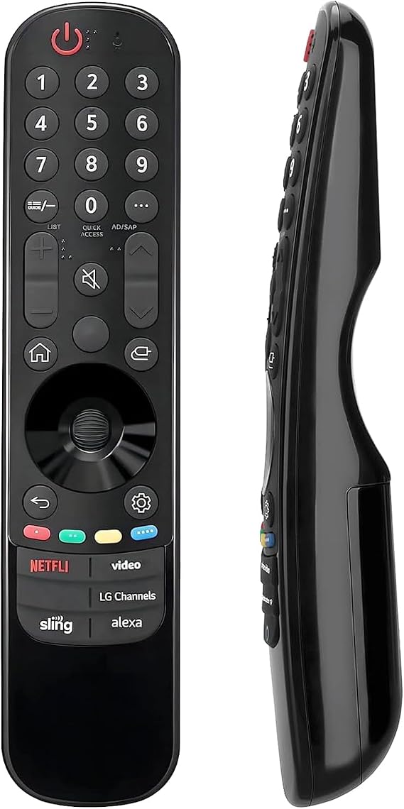 For All 2019-2025 LG Remote Control for Smart TVs Compatible with LG TV remote control compatible with MR20/21/22/23/24GA Magic Remote (no voice no pointer function)
