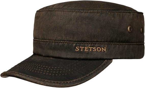 Stetson Datto Army Cap Cotton Military Lined UV Protection Water-Shedding Men Fall Winter