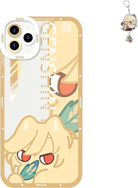 Game Phone Case Kaveh Phone Case Multi-Model Compatible with 17/16/15/14/13/12/11 Phone Cover Protective (iPhone 15 Pro Max with Free Keychain)