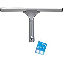 Elliott Multi-Purpose Window Squeegee perfect for streak free cleaning on Windows, shower screens, cars and mirrors, Aluminium frame housing a 30cm rubber squeegee with an ergonomic Grey Handle.