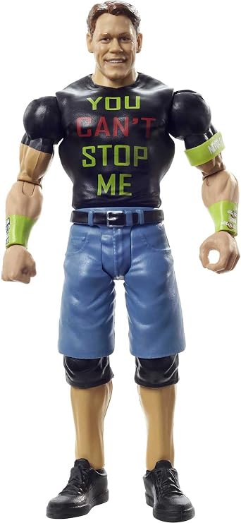 WWE Top Picks John Cena Action Figure, 6-inch Posable Collectible & Gift for Ages 6 Years Old & Up, Wave 1
