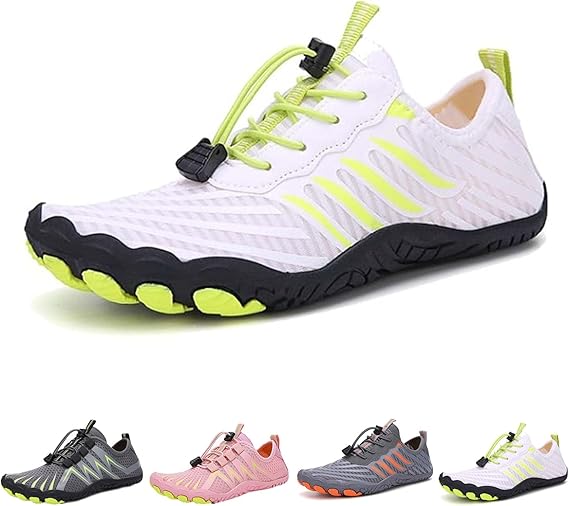 Grounding Shoes with Copper, Hike Barefoot Footwear Shoes for Women Men, Non-Slip Orthopedic Hikes Shoes | White-A,8 UK