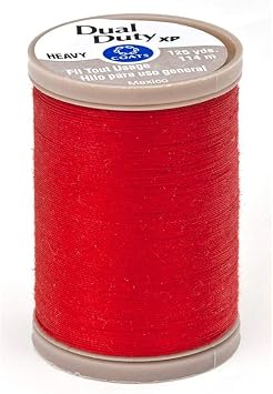 Coats & Clark Dual Duty XP Heavy 125yds Red