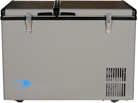 Whynter 62 Qt Dual Zone Portable Refrigerator Freezer, Car RV, 12V FM-62DZ