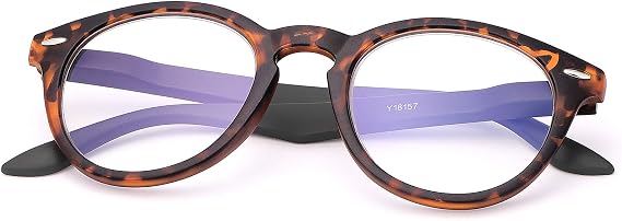 360 Ring Focus Progressive Multifocal Reading Glasses Spring Hinge Readers Blue Light Blocking Presbyopic Eyeglass