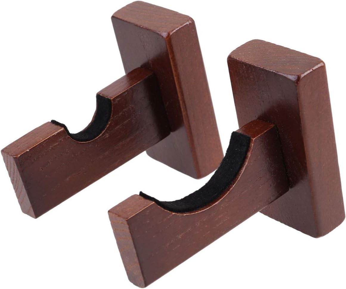 Baseball Bat Display Rack Baseball Bat Wall Holder Bamboo Wall Mounted Bracket Hanger for Softball Bat Hockey Stick Baseball Bat 2pcs
