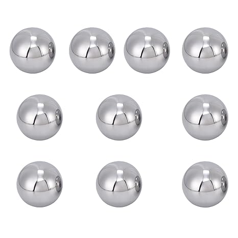Ten 3/4" Inch Diameter Hardened Chrome Solid Steel Bearing Balls,Vigorous Precision Balls(10 Pieces)