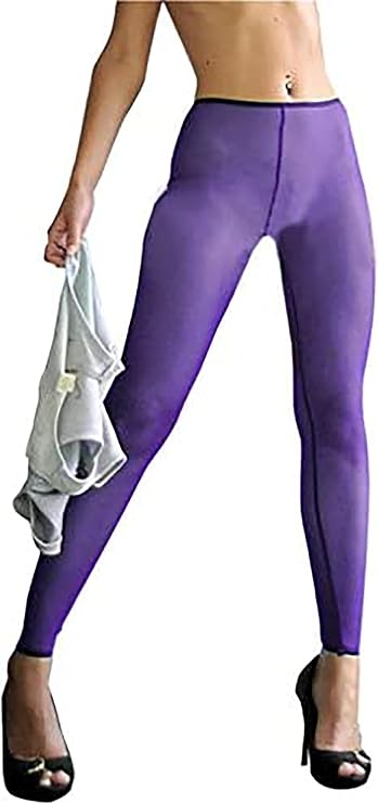 LinvMe Women's Hot Sexy See Through Sheer Mesh Long Pants Legging
