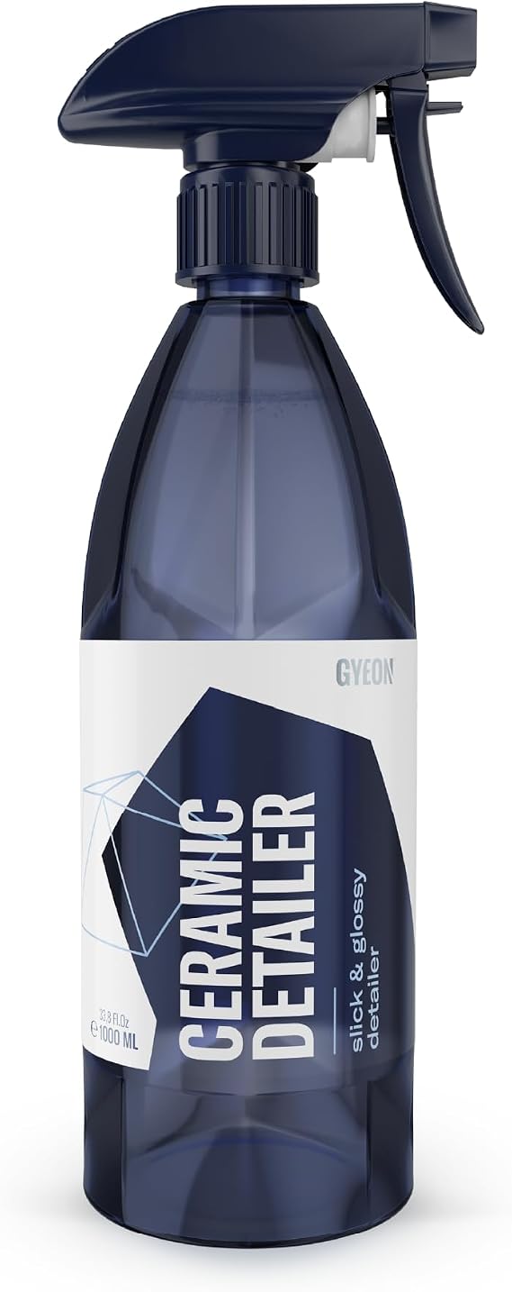 GYEON Q²M CeramicDetailer Spray for Car Ceramic Coating Maintenance,1000ml | SiO2 Quick Detailer, High Gloss & Slickness, Water Repellent, Up to 6 Weeks, Use Wet or Dry, Safe for Coated & Uncoated Cars