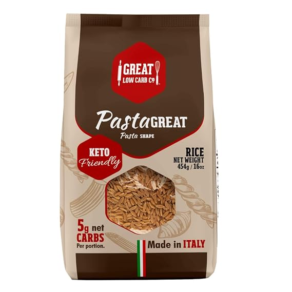 Great Low Carb Co. Pasta Rice Ozro | Keto Pasta, Rice Noodles, Low Carb Pasta 8 Ounce
