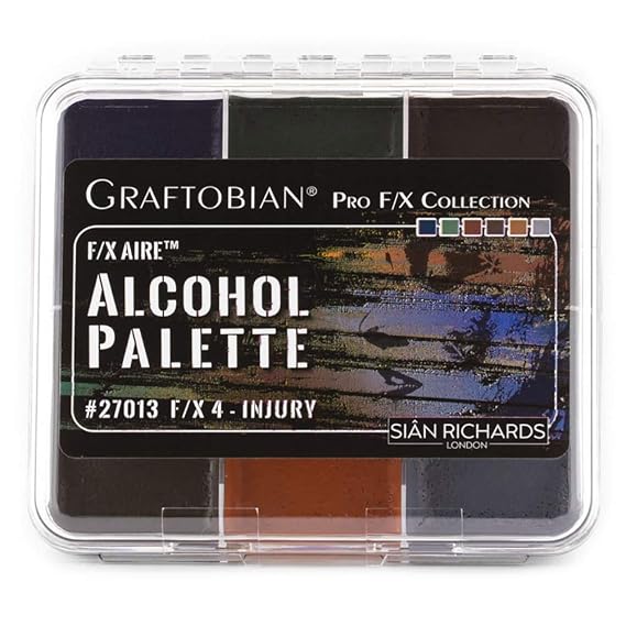 Graftobian F/X Aire Alcohol Activated Palette - SFX Makeup (F/X 4 - Injury)