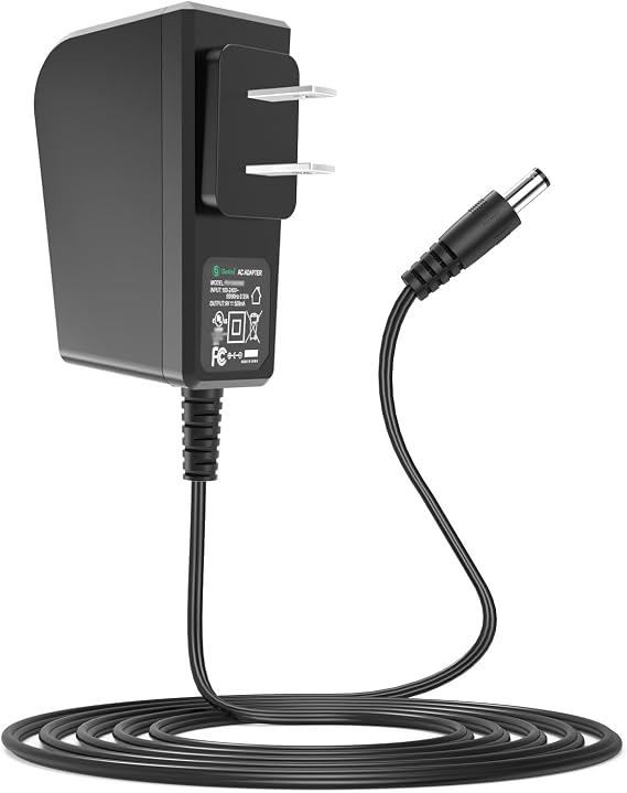 Guitar Pedal Power Supply, DC 9V Power Cord, Center Negative Tip. | DC 9V Power Cord Compatible with DC 9 Volt BOSS Guitar Effect Pedals, Casio Keyboard AD-5/AD-5MU, with Center Negative Tip.