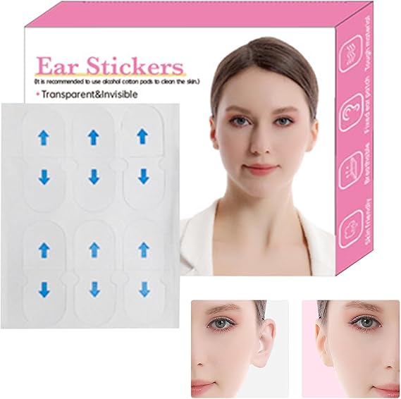 30 Pairs Ear Corrector - Solves Big Ear Problem,Aesthetic Correctors for Prominent Ears - Invisible Ear Correctors Pin Back Your Ears,Waterproof Ear Correctors Sticks for Adults