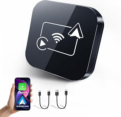 Wireless Carplay Adapter for Apple iPhone 2024 Upgrade 2 in 1 Mini Car Play Dongle Converts Wired CarplayAndroid Auto to Wireless Plug and Play Low Latency for Cars from 2016