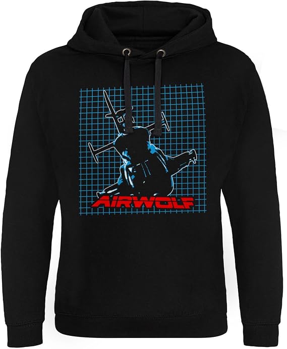 Airwolf Officially Licensed Grid Epic Hoodie