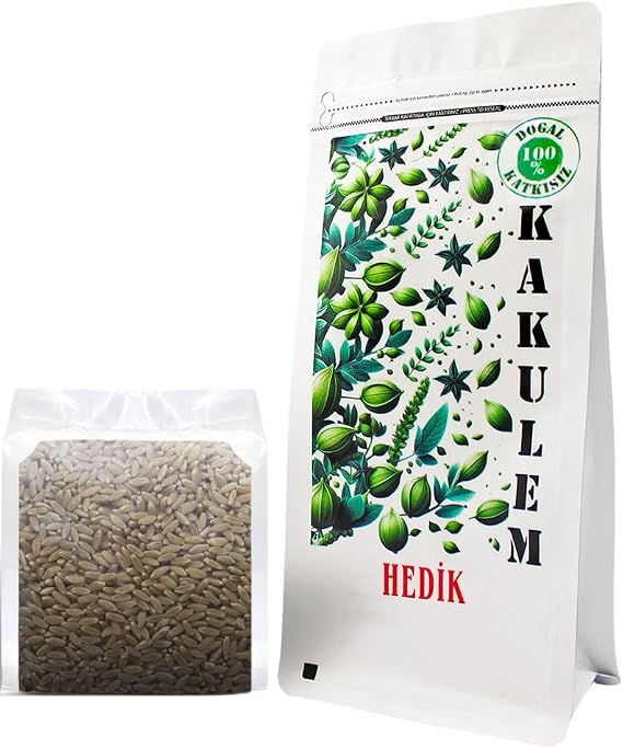Kakulem SERTİFİKALI Diş Buğdayı Esmer Buğday Hedik (1 KG)