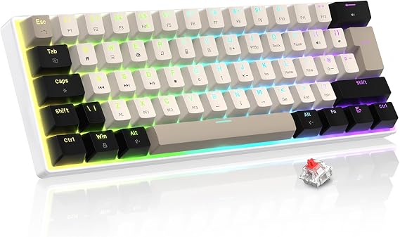 LexonElec Magic-Refiner MK21 PRO 60% UK layout Mechanical Gaming Keyboard