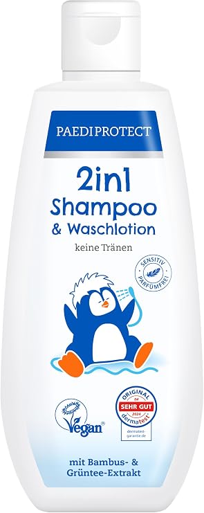 PAEDIPROTECT 2in1 Shampoo & Body Wash for Babies and Children 200 ml