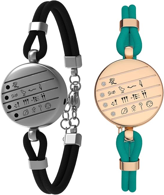 TOTWOO Smart Couples Bracelets Touch,Light up Bracelets for Couples