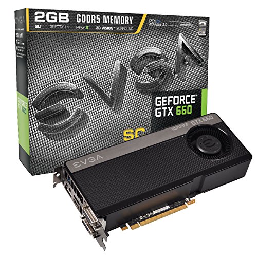 EVGA GeForce GTX 660 SUPERCLOCKED 2048MB GDDR5 DVI HDMI DP Graphics Card 02G-P4-2662-KR