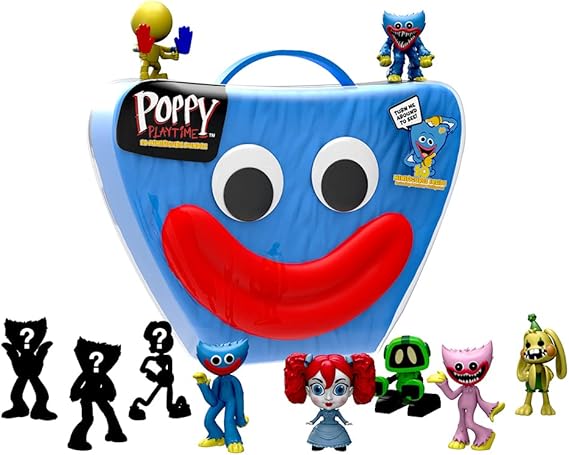 Poppy Playtime Minifigure Collector Case Set Huggy Wuggy Series 1 Exclusive 10 Figures
