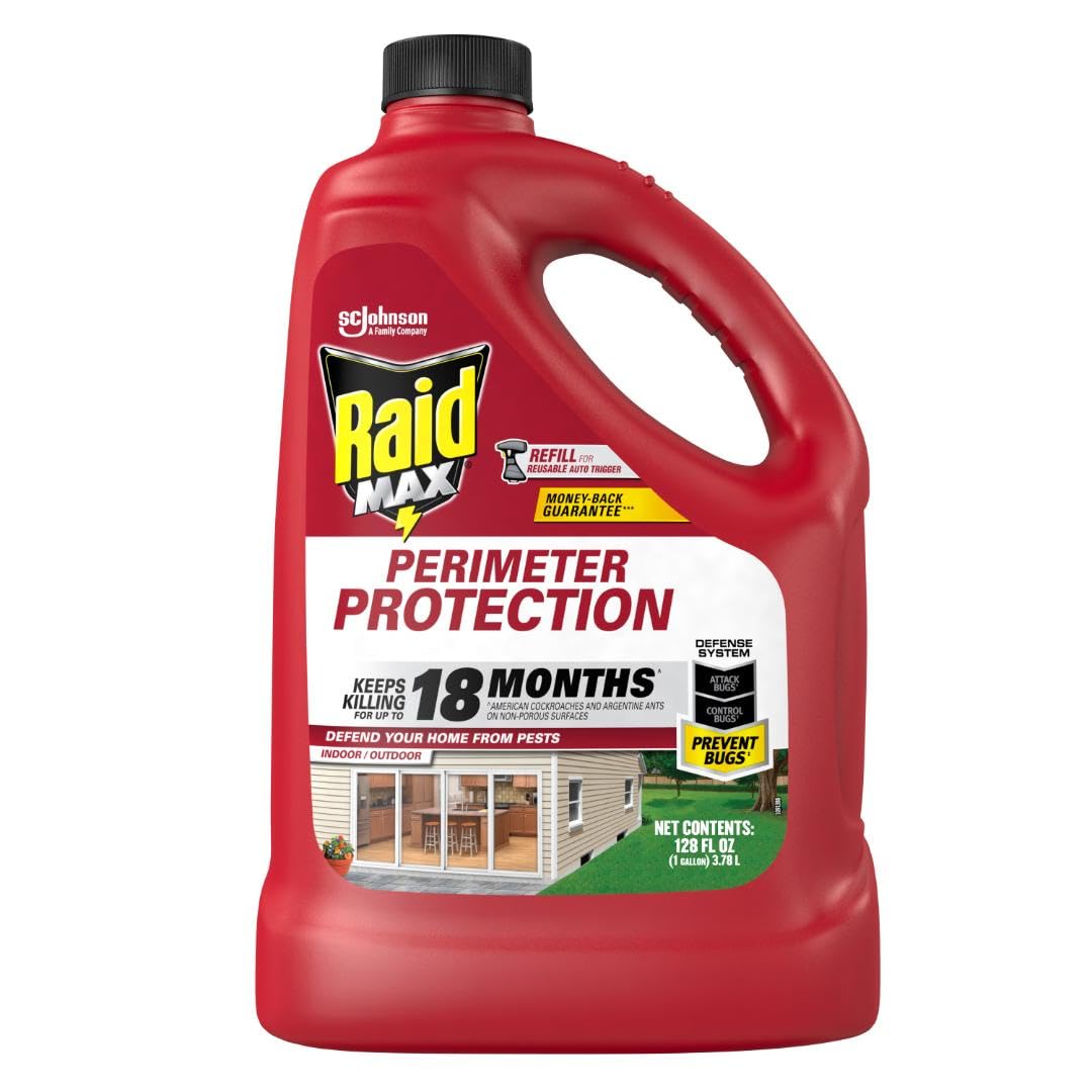 Raid MAX Perimeter Protection, 128 oz Bottle Refill 335681EA