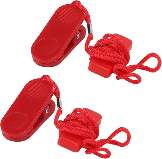 2pcs Running Machine Safety Key Treadmill Magnetic Security Switch Fitness Replacement, Magnetic Suction, Easy, Automatic Device for Sports Equipment (14 * 35mm Model)