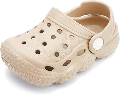 INMINPIN Baby Clogs Garden Shoes Newborn Infant Lightweight Breathable Beach Pool Sandals Non-Slip Baby Boys Girls Water Shower Summer Shoes Splay Naturally