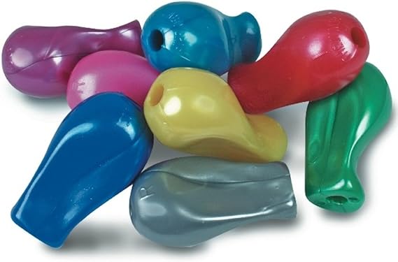 The Pencil Grip JUMBO Metallic Gripper Ergonomic Writing Aid, 6 Count Assorted Colors (TPG-11906)