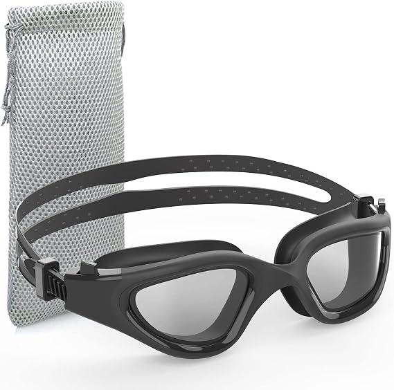 Swim Goggles, Polarized Swimming Goggles Swimming Goggles for Men Women Adults,Anti Fog/UV Protection