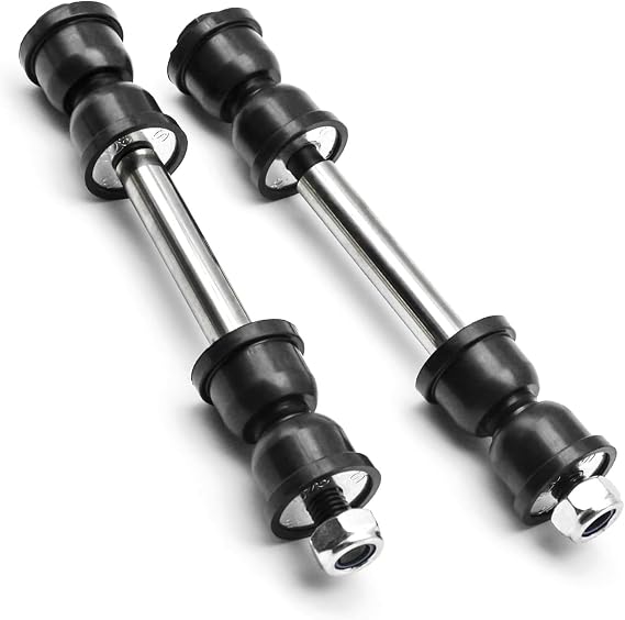 2PCS Front Sway Bars for Chevy GMC C1500 C2500 Suburban C3500 Tahoe Safari Yukon Cadillac Fleetwood Buick Skyhawk Olds Cutlass Calais Stabilizer Sway Bar End Links kit Set Replacement K5252