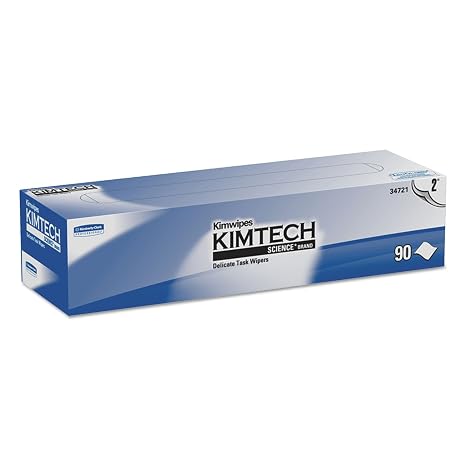 Kimtech Science Kimwipes, Delicate Task Wiper, 2-Ply, 14.7 x 16.6, White, 90/Box