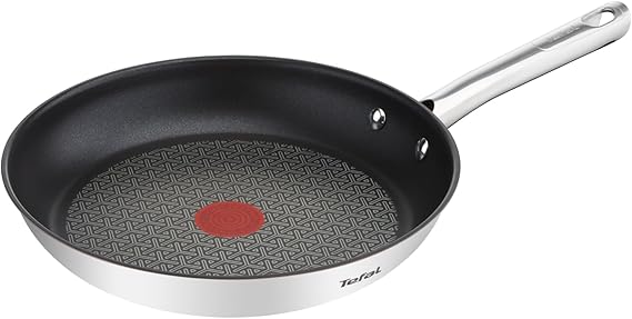 Tefal A70404 Duetto stainless steel pan suitable for induction cookers 28 cm