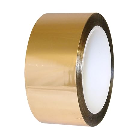 J.V. Converting JVCC Metalized Polyester Film Tape, 2 in. x 72 yds. (Gold)