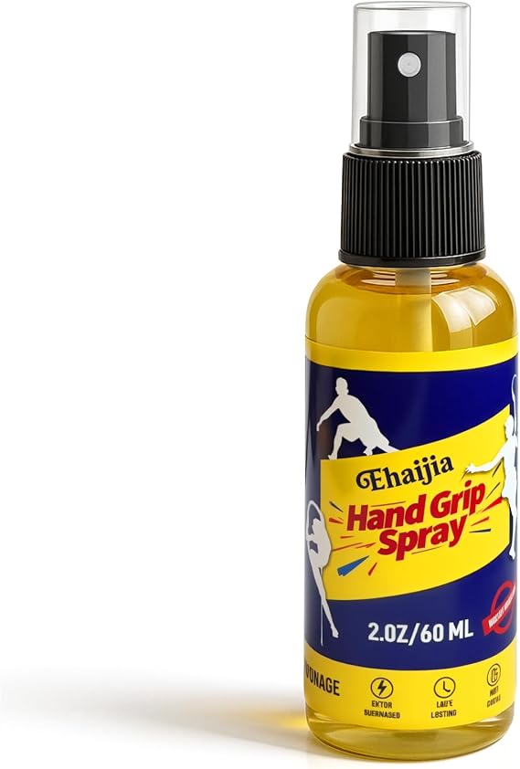 Sports Hand Grip Spray, 2 Oz Sweat Resistant Grip Spray, Enhance Control and Maximize Grip, Easy to Use & Quick-Drying, Fit for Pole Dancing, Tennis, Baseball, Football, Basketball, Golf, etc