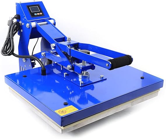 Automatic Heat Press Machine 16"x20" Clamshell Base Heat Press Transfer T-Shirt Sublimation Machine,110 V Magnetic Semi-Automatic Stamping Machine Digital LCD Timer