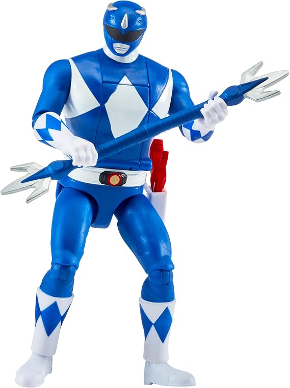 Power Rangers Mighty Morphin Re-Ignition - Auto-Morphin Blue Ranger Action Figure by Playmates Toys