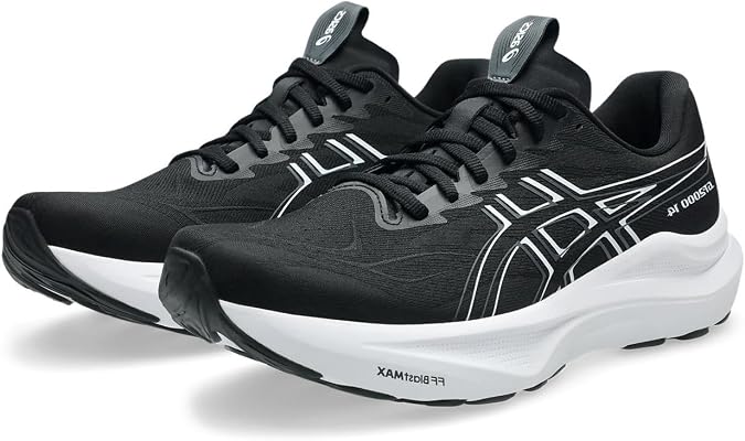 ASICS Mens Gt-2000 14 Sneaker, Black White, 7.5 UK