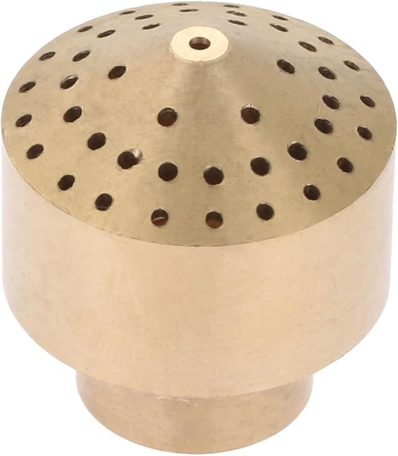Brass Fountain Nozzle Pond Fountain Head For 1/4" Male Pipe Female DN8 Inlet